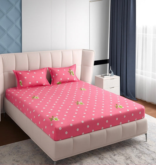 Cherry Blossom Polka Bedsheet