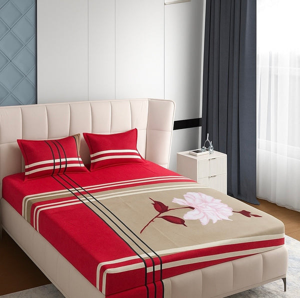 Royal Red Serenity Bedsheet