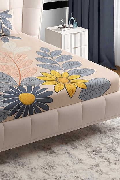FloraDreams Cotton Bedsheet