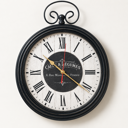 Vintage Wall Clock for Living Room