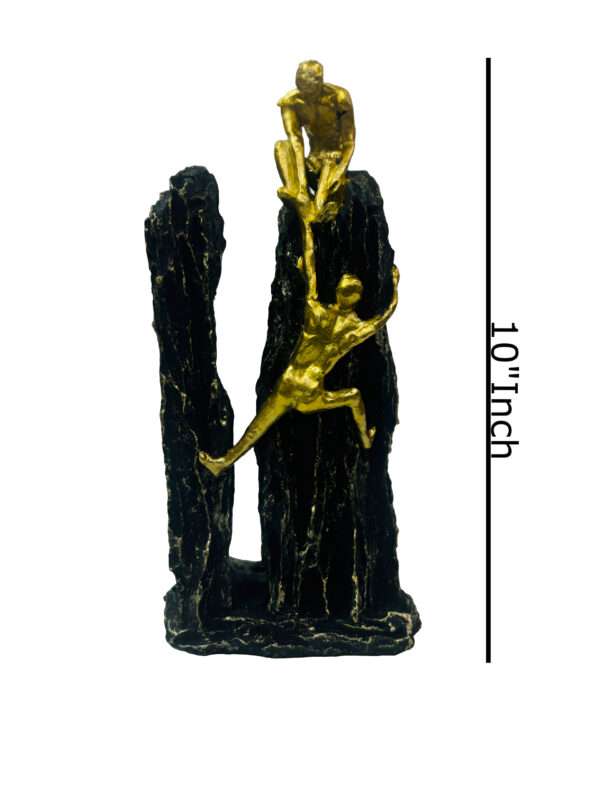 Rock Climber Retro Rock Statue for Home - Image 2