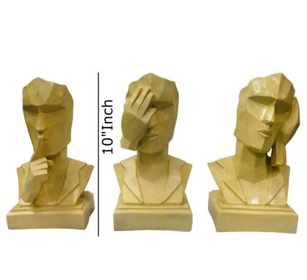 Decstor Decor Three Human Faces - Rebel of Negativity - Image 3
