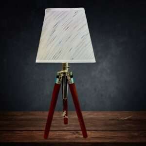Corss Wood Decstor Table Lamp