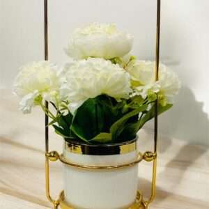 Gold Spoon Flower Pot for Home