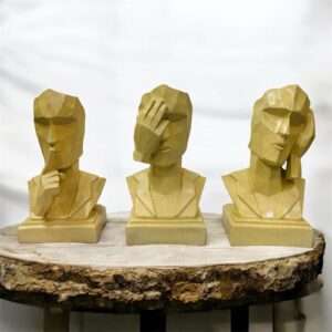 Decstor Decor Three Human Faces - Rebel of Negativity