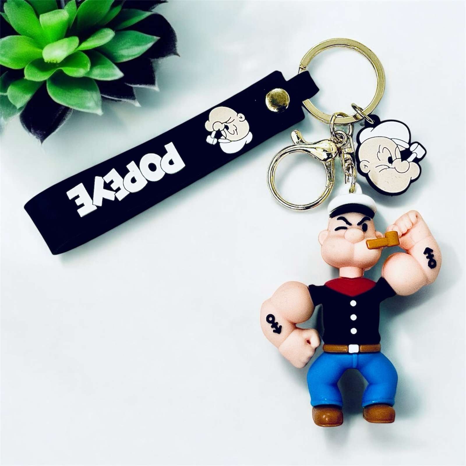 Popeye the Sailor Man 3D keychain