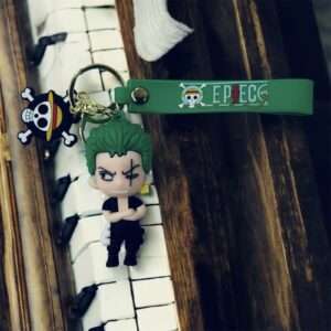 Roronoa Zoro 3D Rubber Keychain