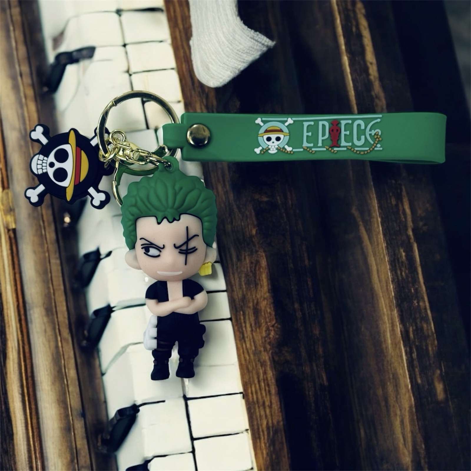Roronoa Zoro 3D Rubber Keychain