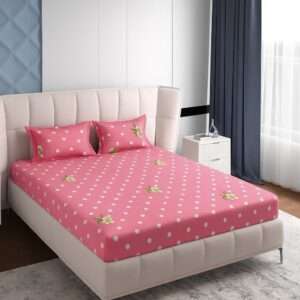 Cherry Blossom Polka Bedsheet