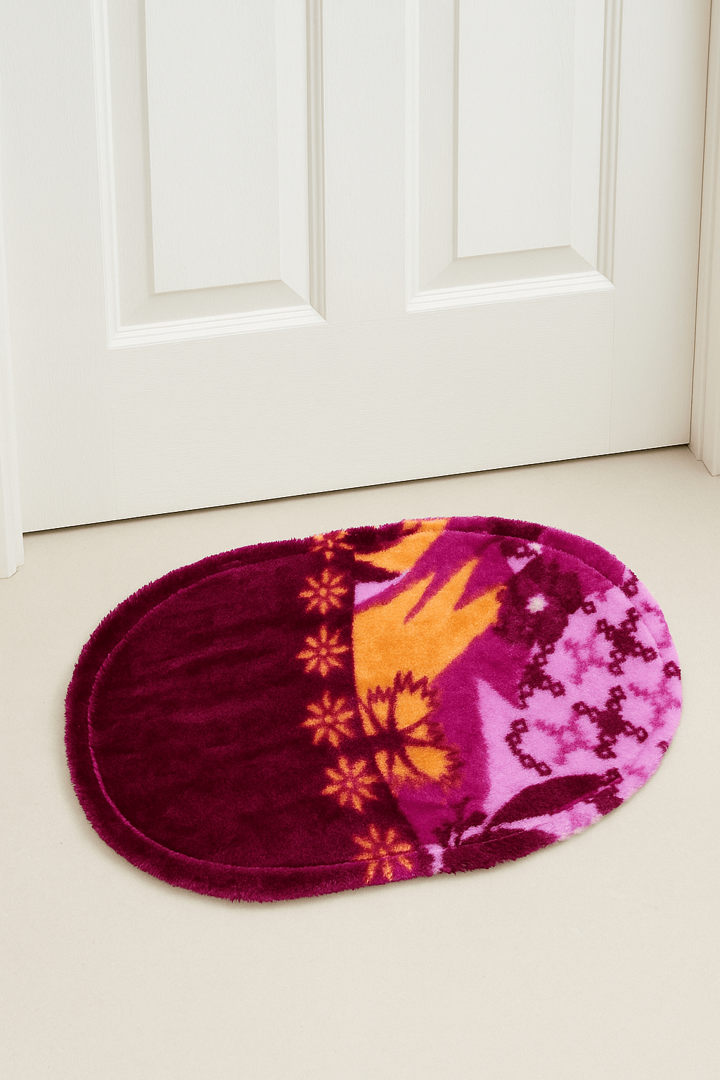 Velura Bloom Soft Oval Doormat