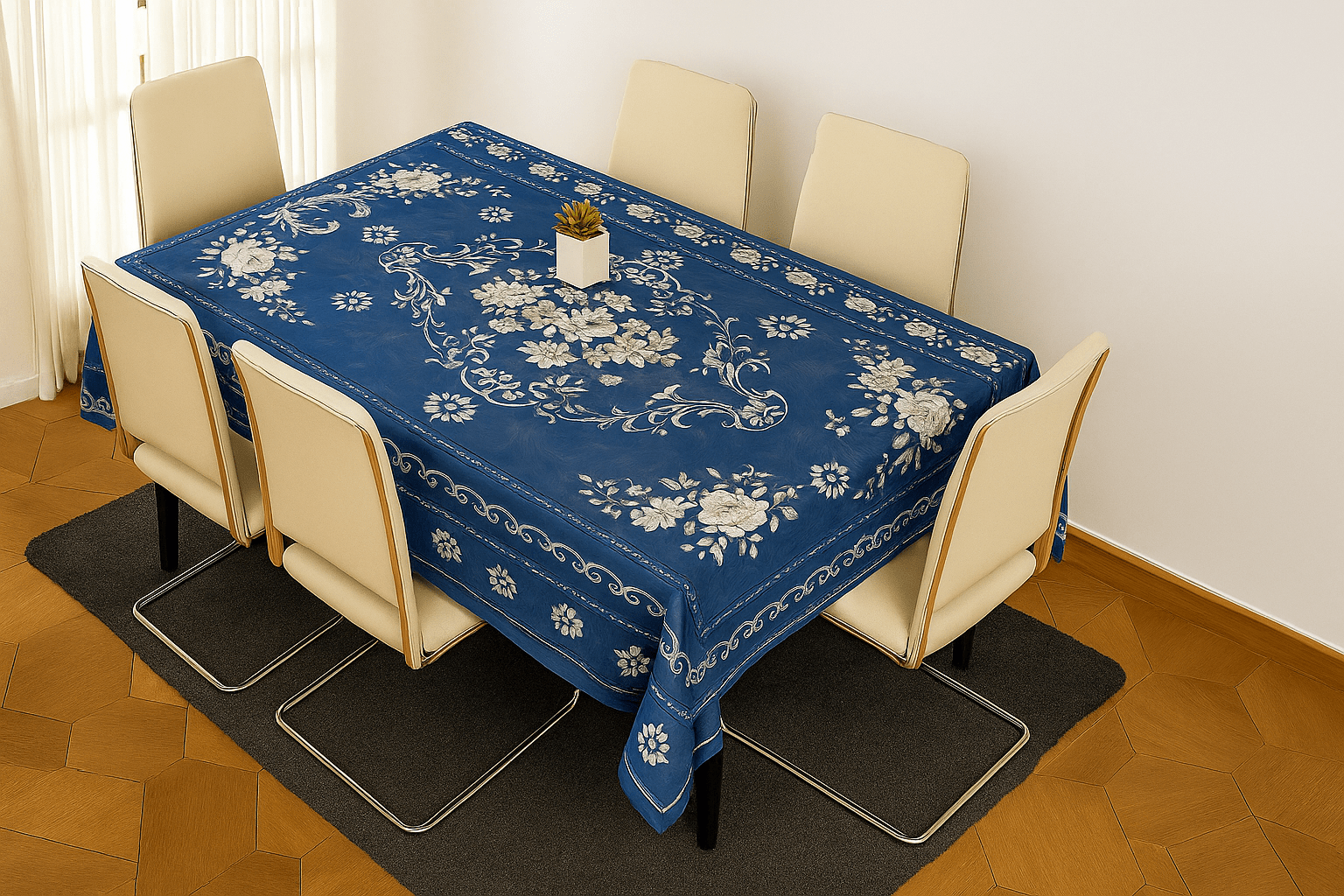 Blue Elegance Dinning Cover