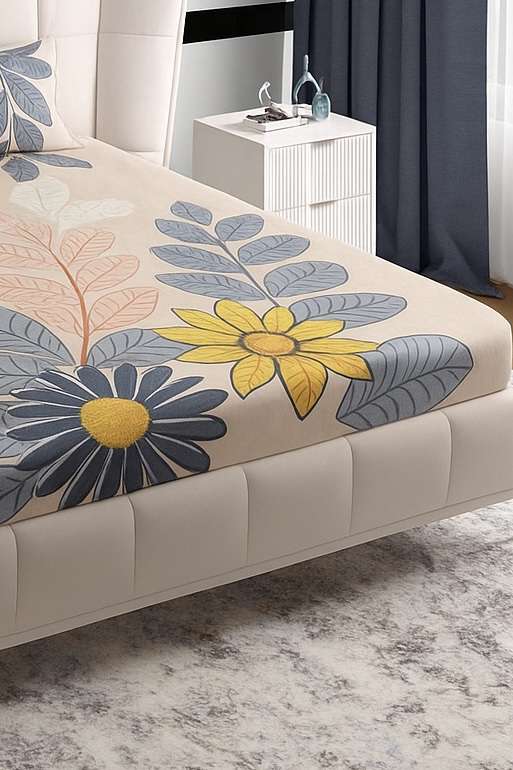 FloraDreams Cotton Bedsheet - Image 2